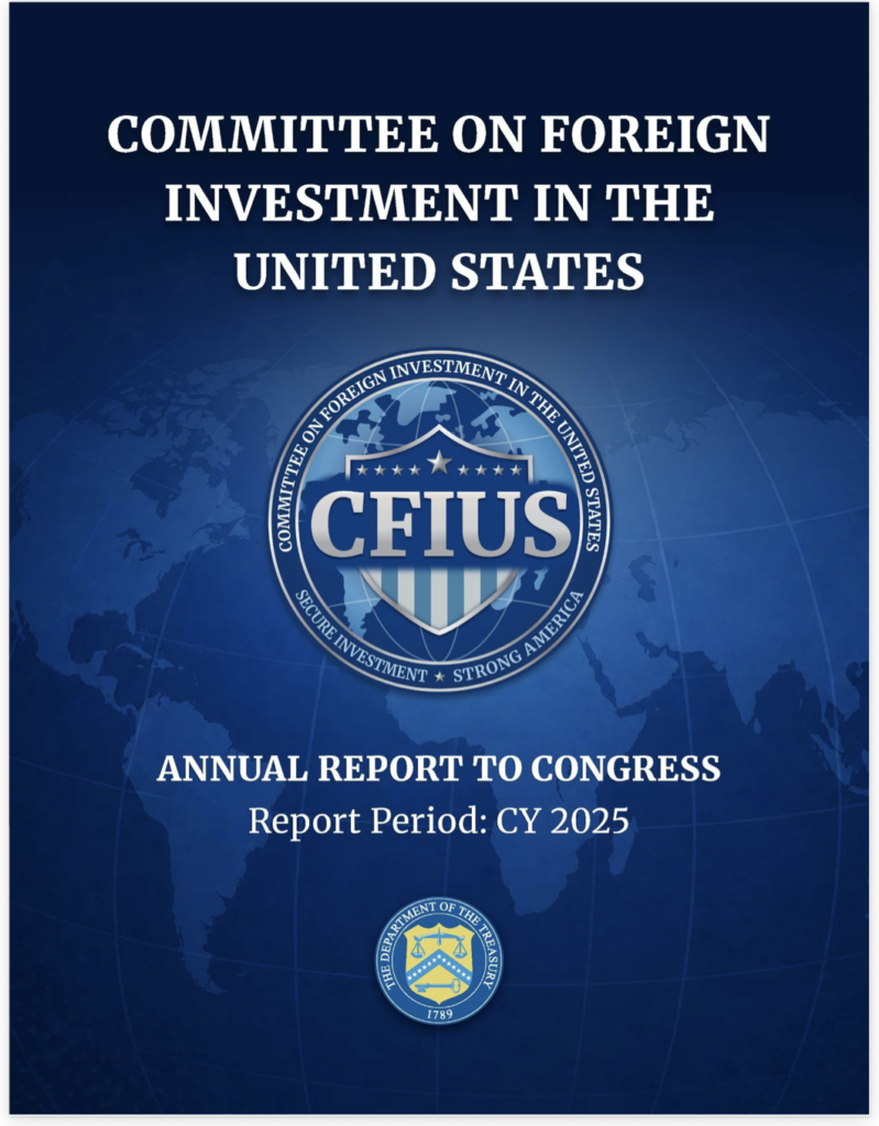 Le rapport annuel 2025 du CFIUS confirme que le contrôle des investissements étrangers est devenu un élément central de la structuration et de l’exécution des opérations de M&A internationales.